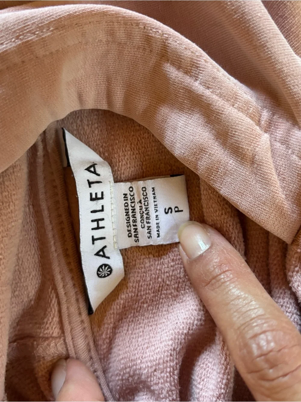 Athleta Pink Jogger Sweat Matching Set